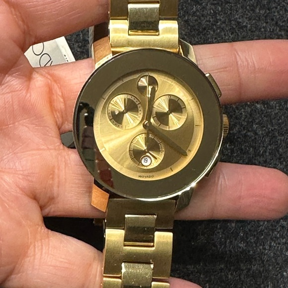 Movado Bold gold tone New - Picture 6 of 8